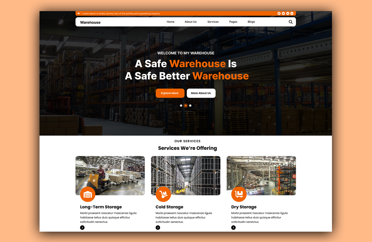 free warehouse wordpress theme