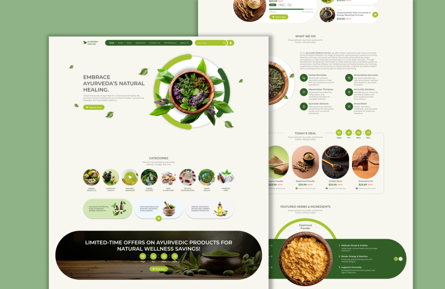 Ayurvedic wordpress theme