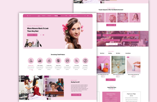 Beauty parlour wordpress theme
