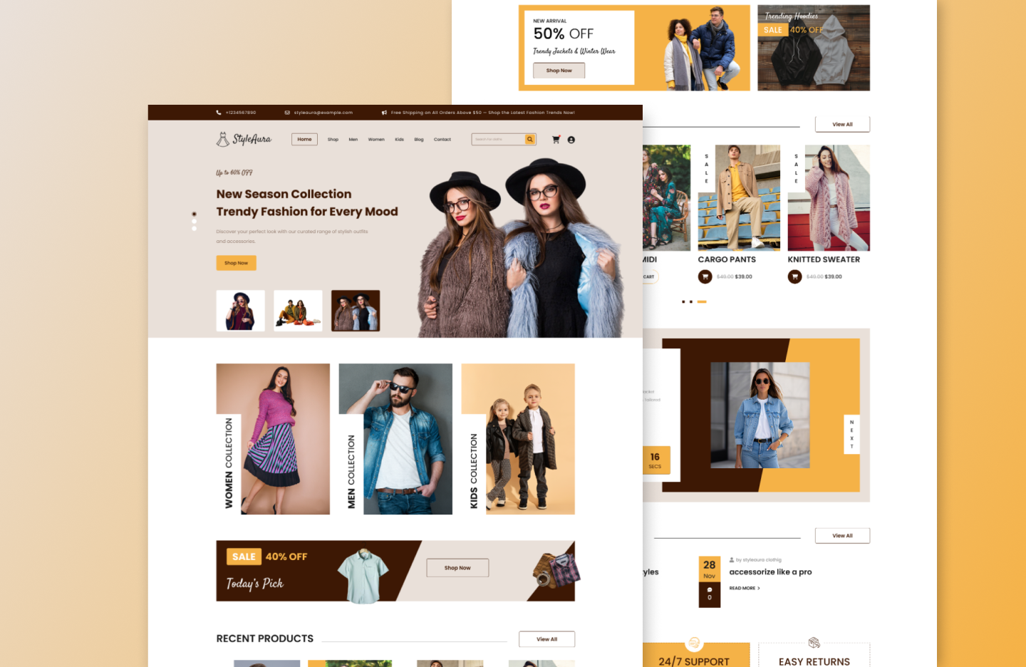 Clothing Store WordPress Theme