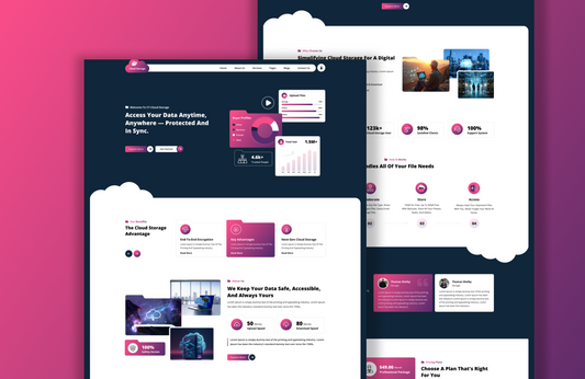 Cloud Storage WordPress Theme