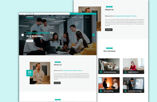 Corporate Business WordPress Theme