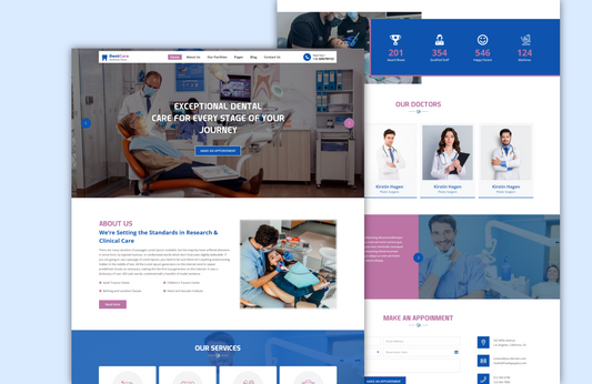 Dentist wordpress theme