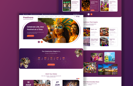 Holiday Event WordPress Theme