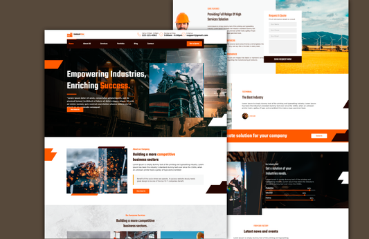 Industrial WordPress Theme