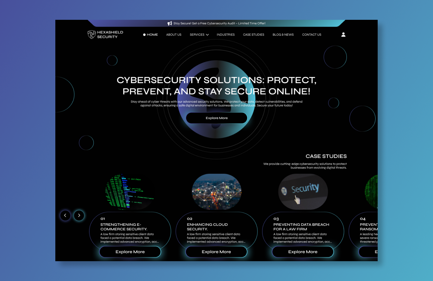 IT Security wordpress theme