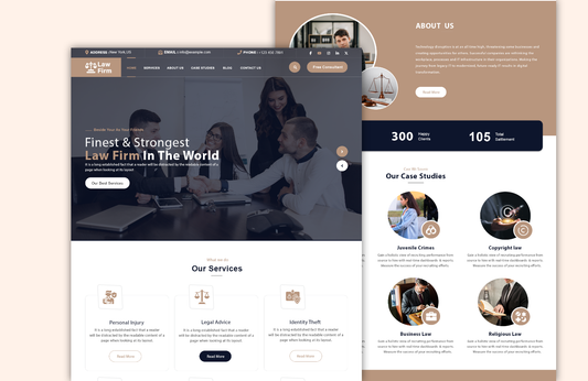 Law firm wordpress theme