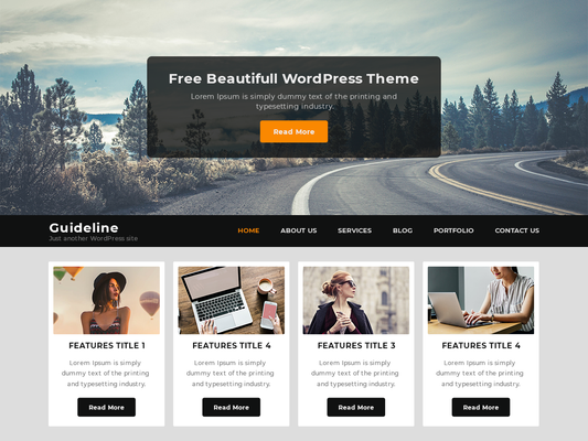 free-guideline-wordpress-template