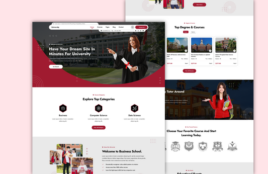 University wordpress theme