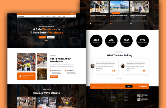 Warehouse wordpress theme