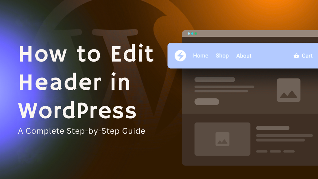 How to Edit Header in WordPress 