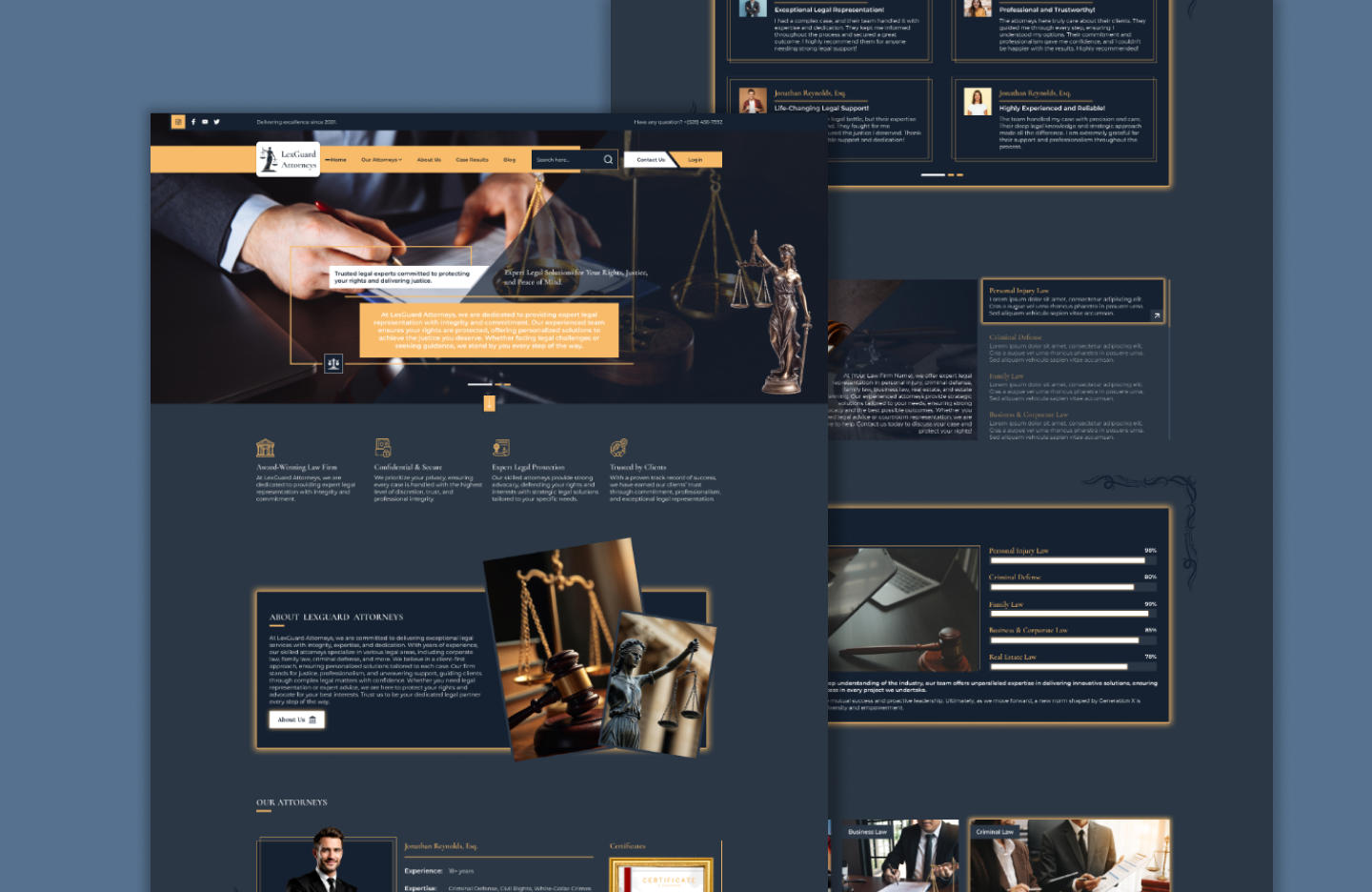 Lawyer Attorney WordPress Theme
