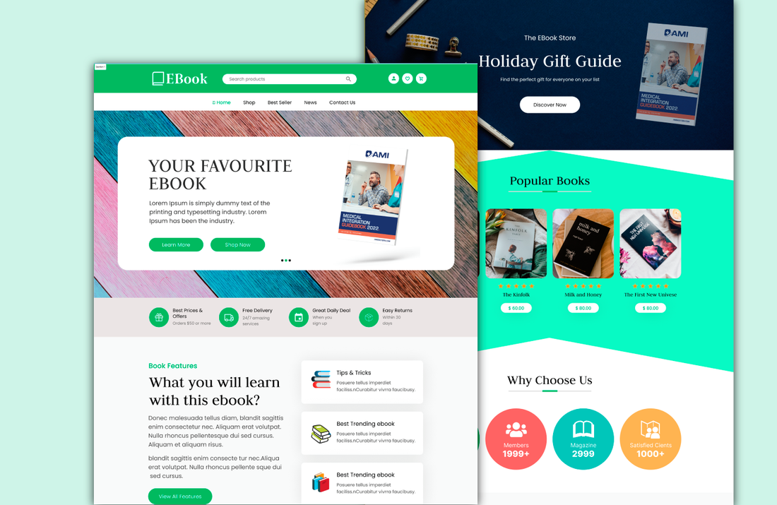 Grow Your Bookstore site with Best Ebook Store WordPress Theme The