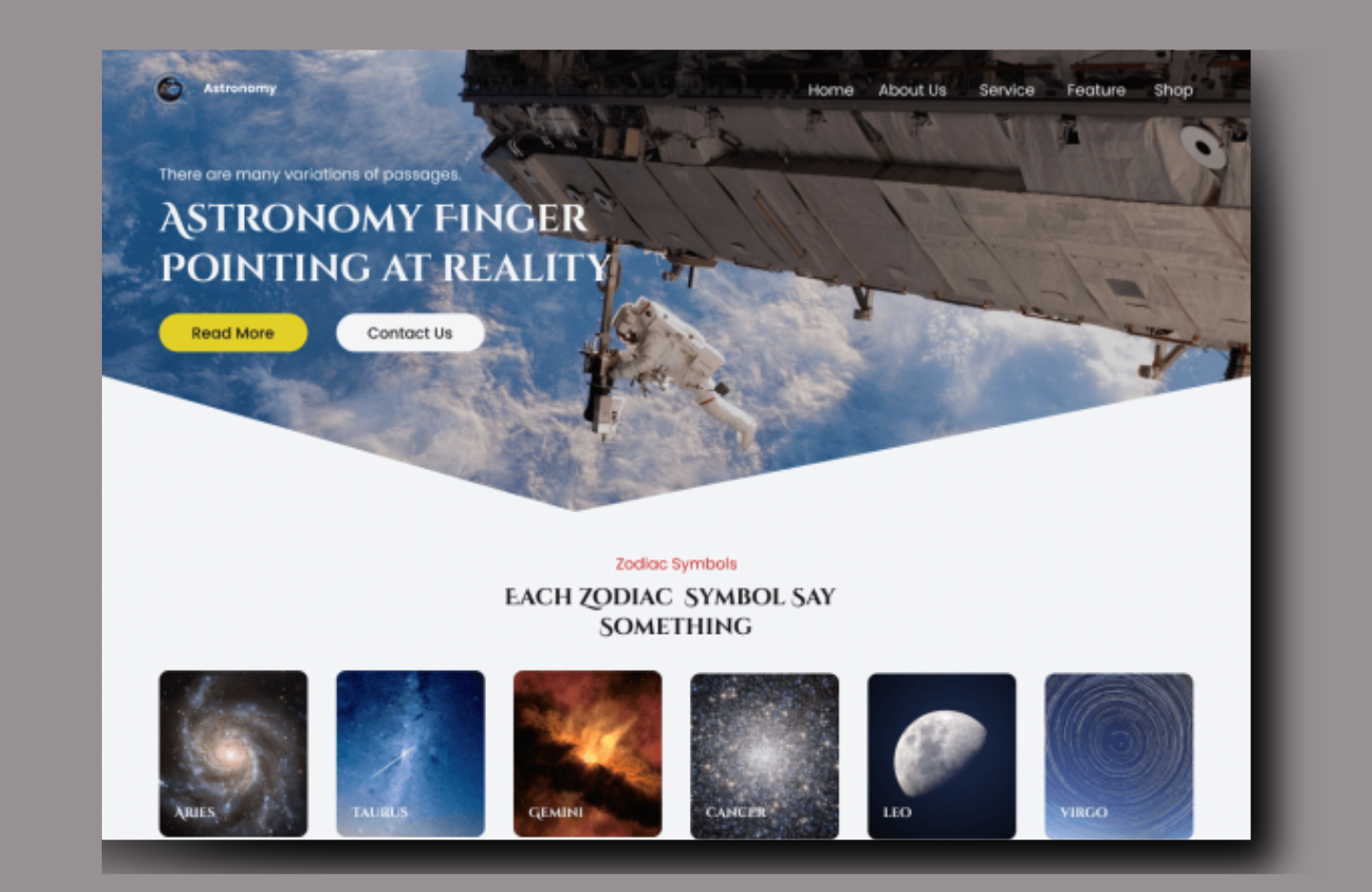 Free Astronomy WordPress Theme