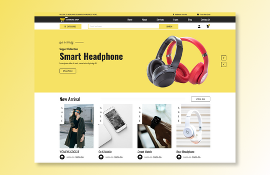 Free ecommerce Marketplace WordPress Theme