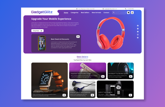 Free Mobile Accessories Shop WordPress Theme