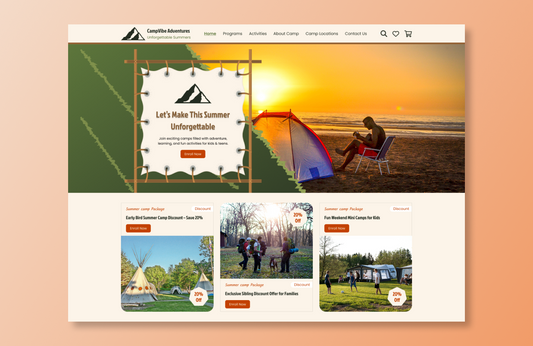 Free Summer Camp WordPress Theme