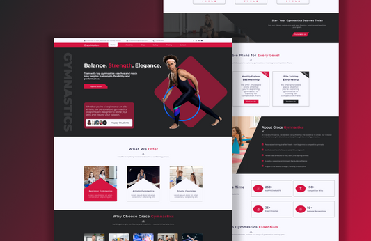 gymnastics wordpress theme 
