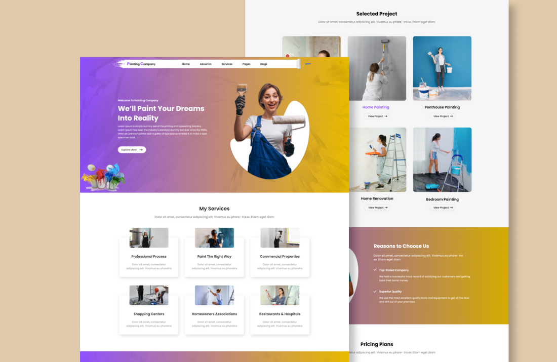 Painting WordPress Theme Best Theme For Artists & Designer The