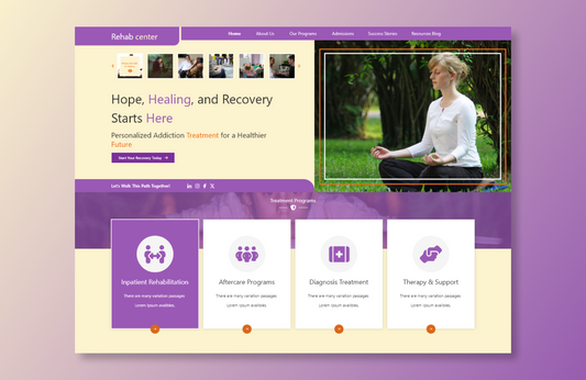 Rehab center wordpress theme