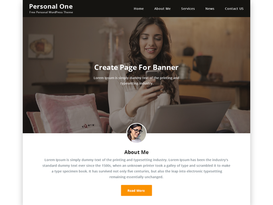 free-personal-one-wordpress-template