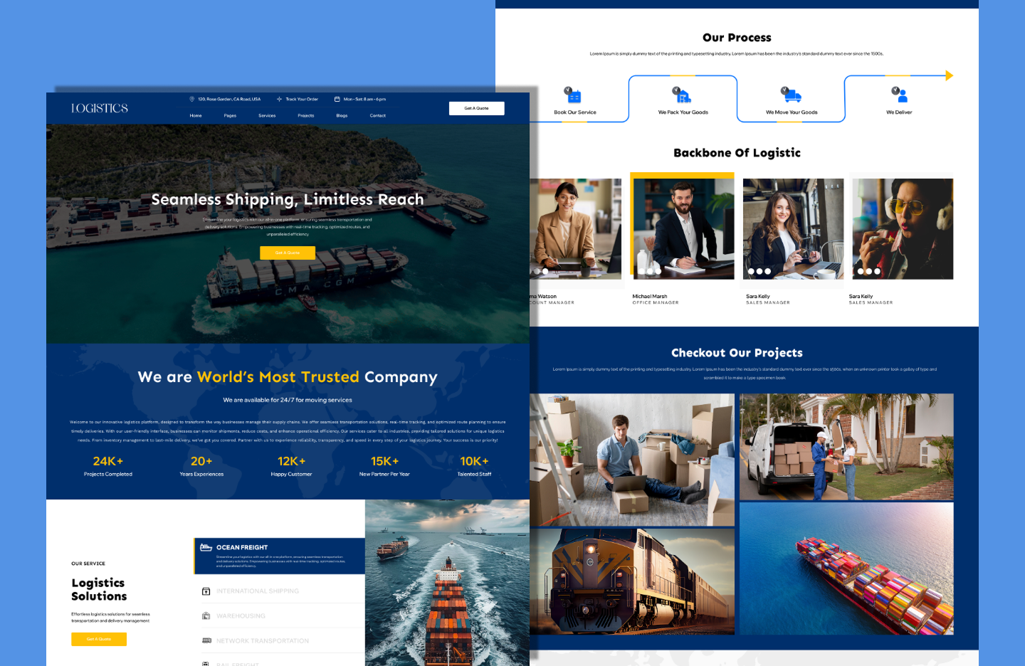 Shipping WordPress Theme