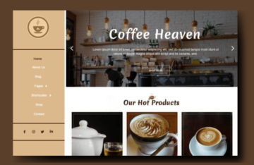 Free Coffee Shop WordPress Theme
